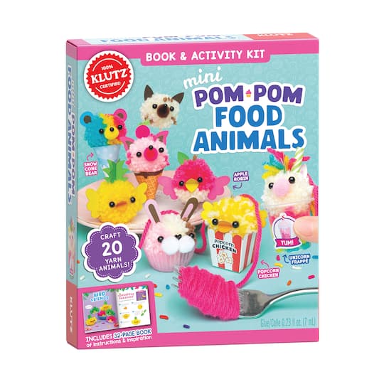 Mini Pom-Pom Food Animals